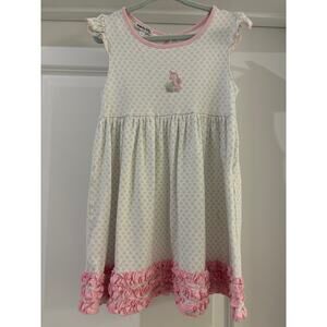 Magnolia Baby 100% Pima Cotton Seahorse Dress Size 4
